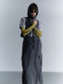 UNALOME LONG SKIRT -CHARCOAL-